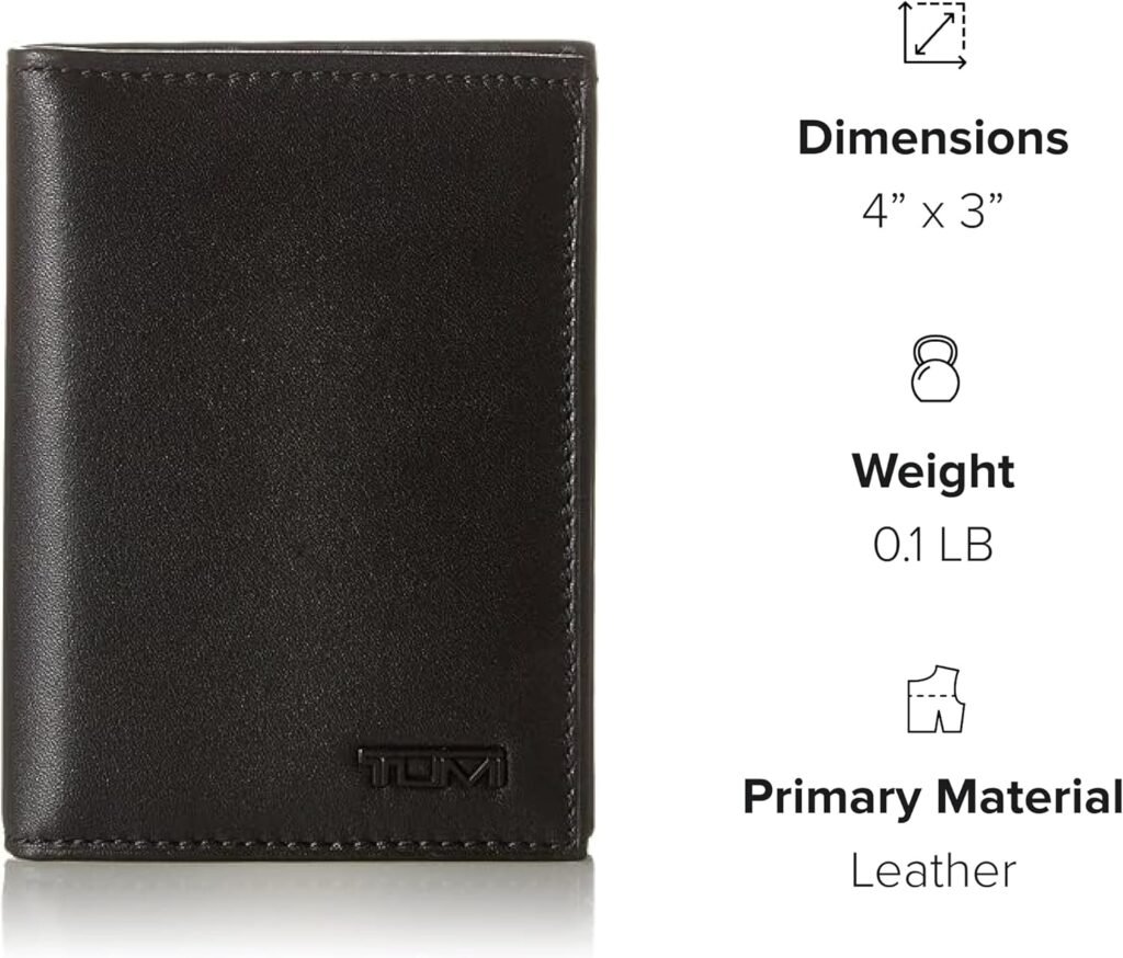 TUMI - Delta L-Fold Wallet with RFID ID Lock for Men - Black
