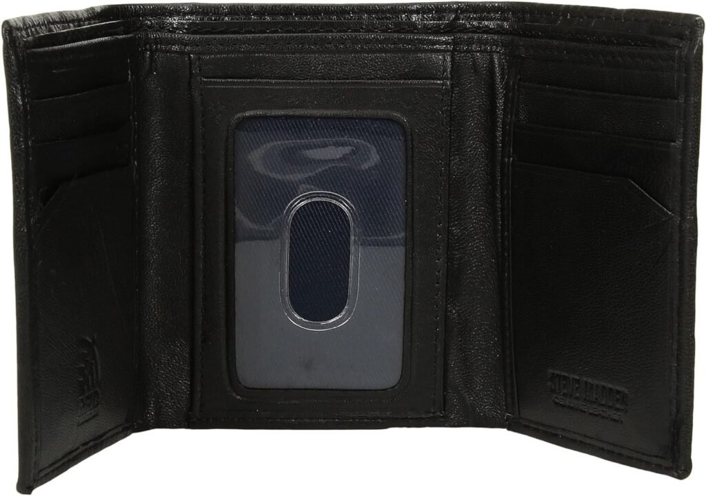 Steve Madden Mens RFID Trifold Wallet with Id Window