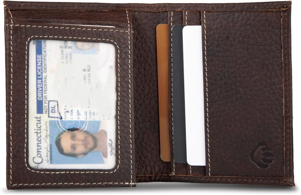WOLVERINE Mens RFID Blocking Rugged Trifold Wallet (Avail in Cotton Canvas Or Leather)