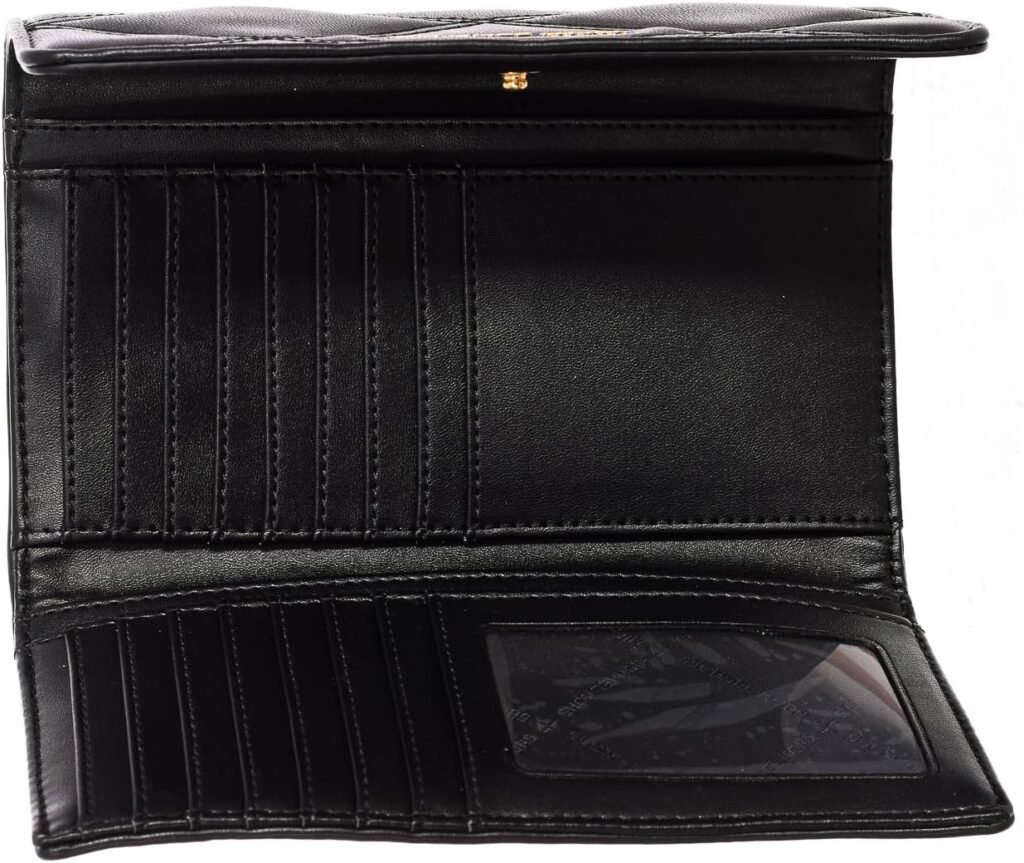 Michael Kors Jet Set Travel Large Trifold Wallet Vegan Leather