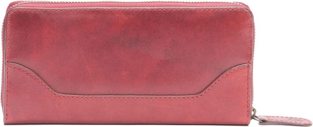 FRYE Melissa Zip Around Leather Wallet